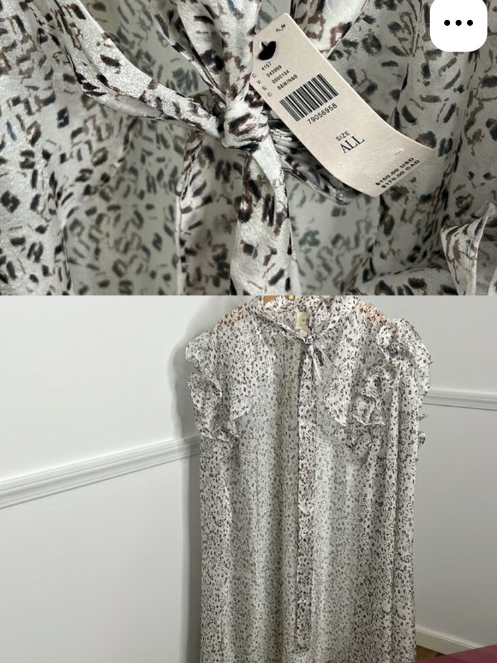 Maeve Anthropologie nwt  Ruffle Tie sheer cape nwt one size fits all $150
